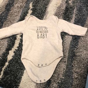 Organic 3-6mo onsie